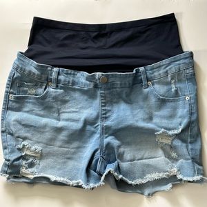 Time And Tru Maternity Shorts Size 16/18